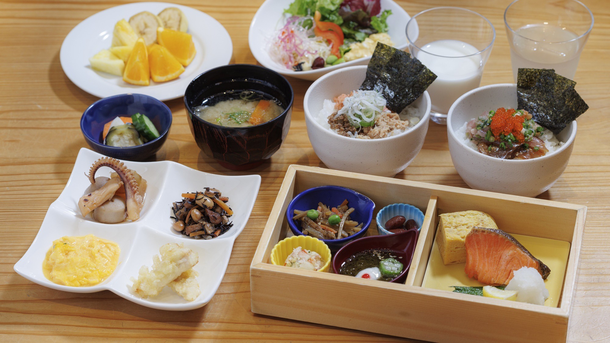 【ポイント10％】＜朝食付＞大分県や九州の食材を使用した「選べる箱膳」＆「ハーフブッフェ」を堪能