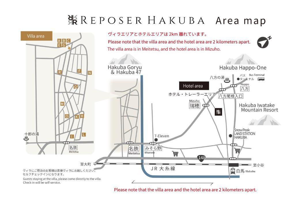 ヴィラ所在地マップ