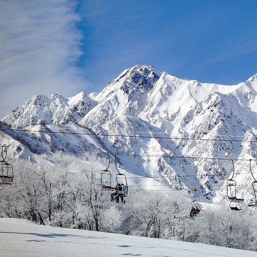 冬の白馬村