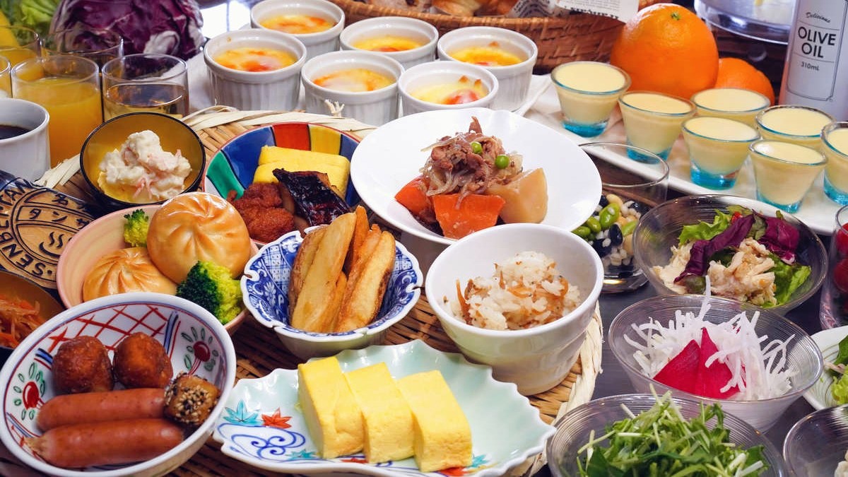朝食バイキング