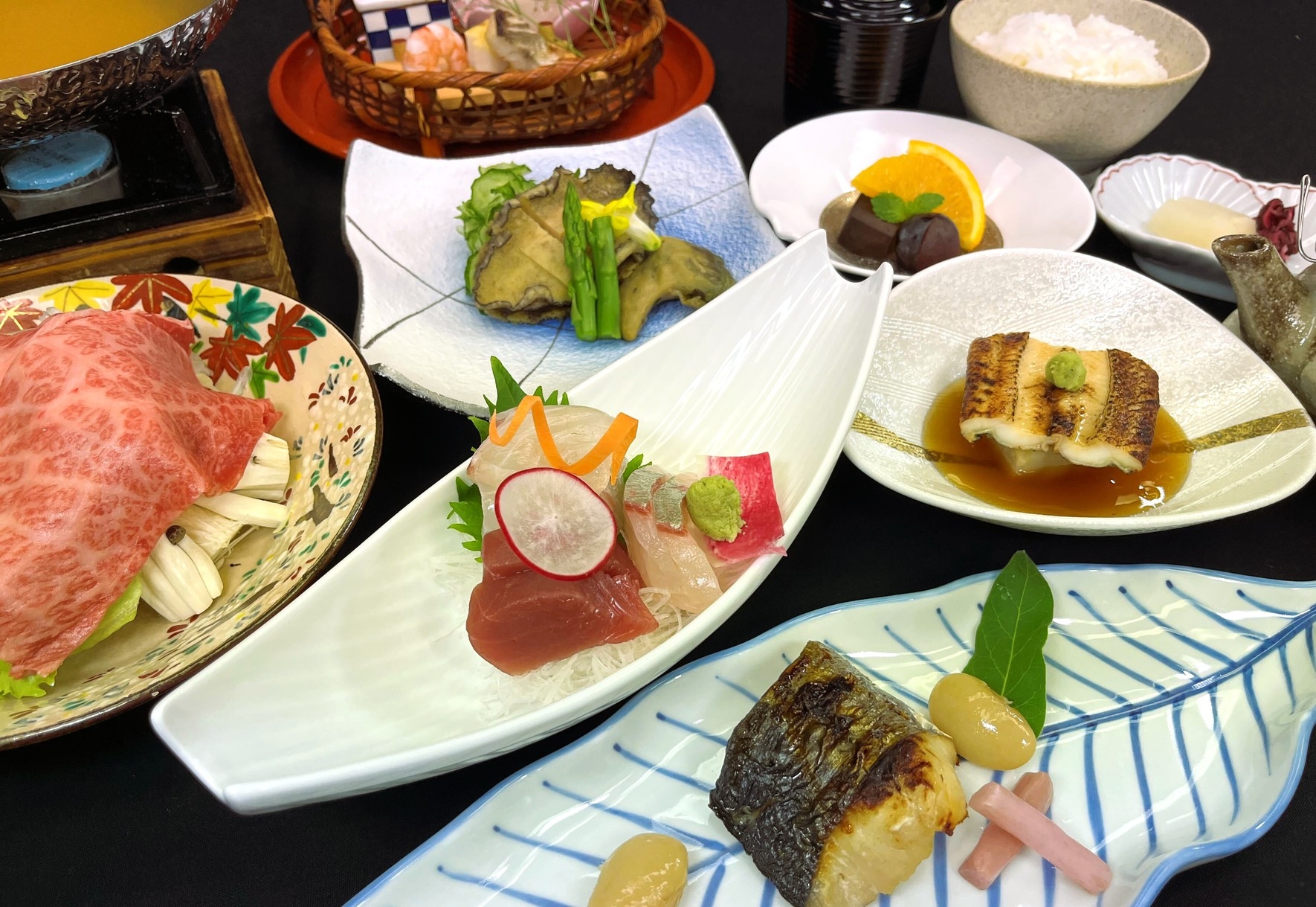 【さき楽30】予定がお決まりなら早めのご予約がお得！旬の贅沢♪季節の会席プラン【一泊二食付】