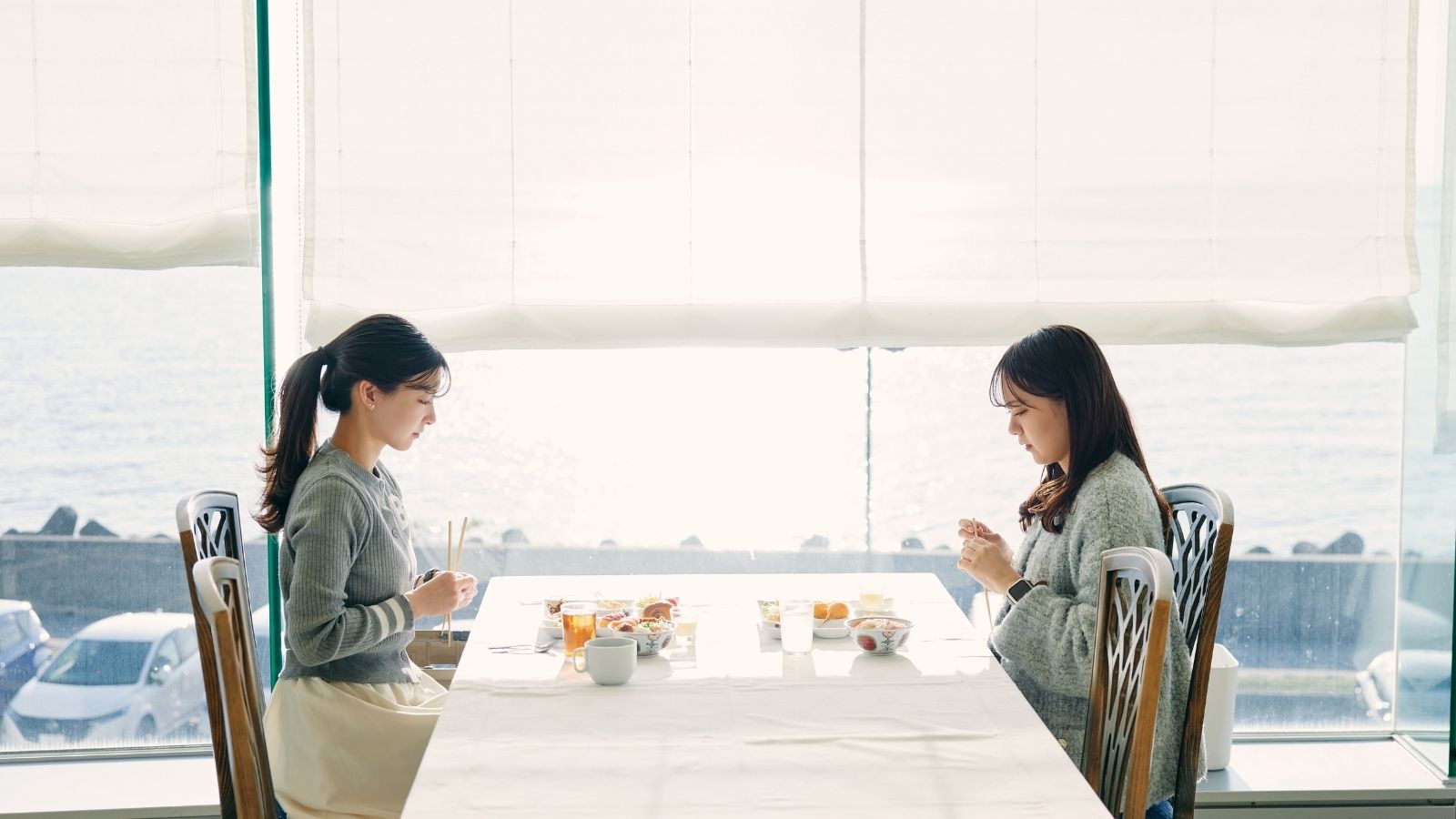 朝食バイキング風景