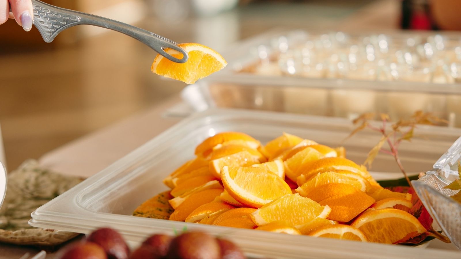 朝食バイキング風景