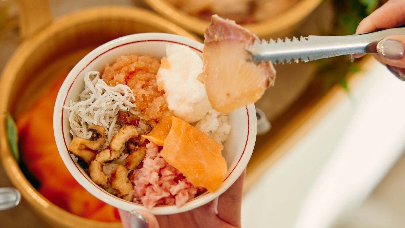 朝食バイキング風景