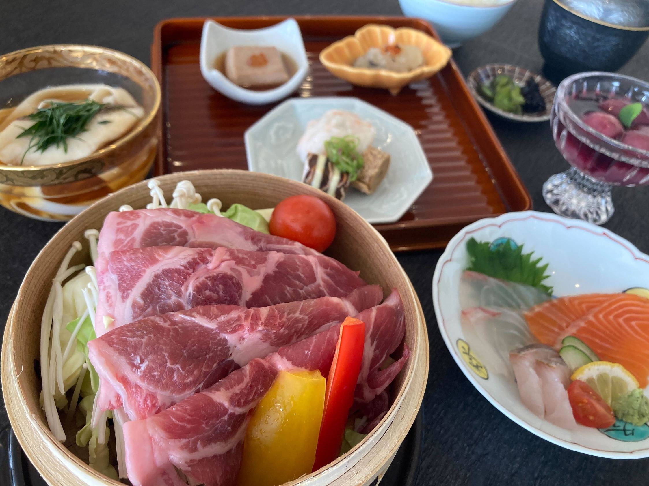 【６月限定父の日プラン】【夕食・朝食付】　四季折々の旬や食を満喫「富士和み御膳」全室富士山ビュー♪