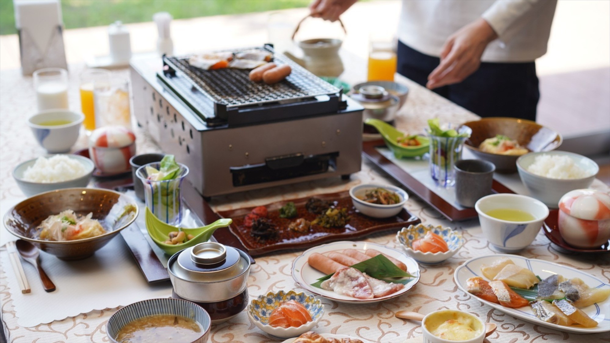 大人気の朝食オーダーバイキング