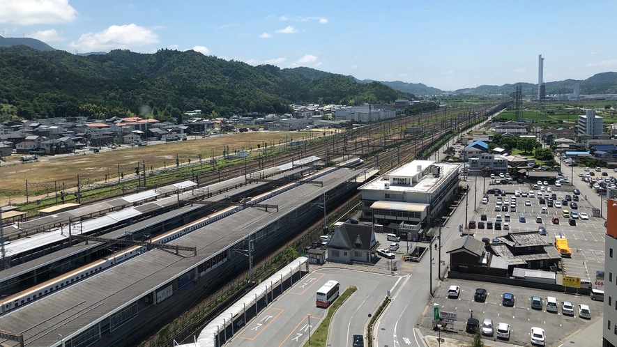 客室窓からの景色