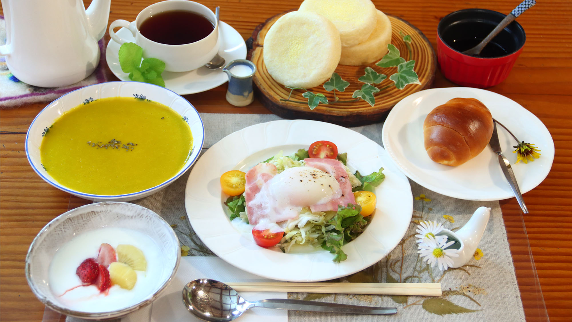 【朝食】日替わり洋朝食の一例