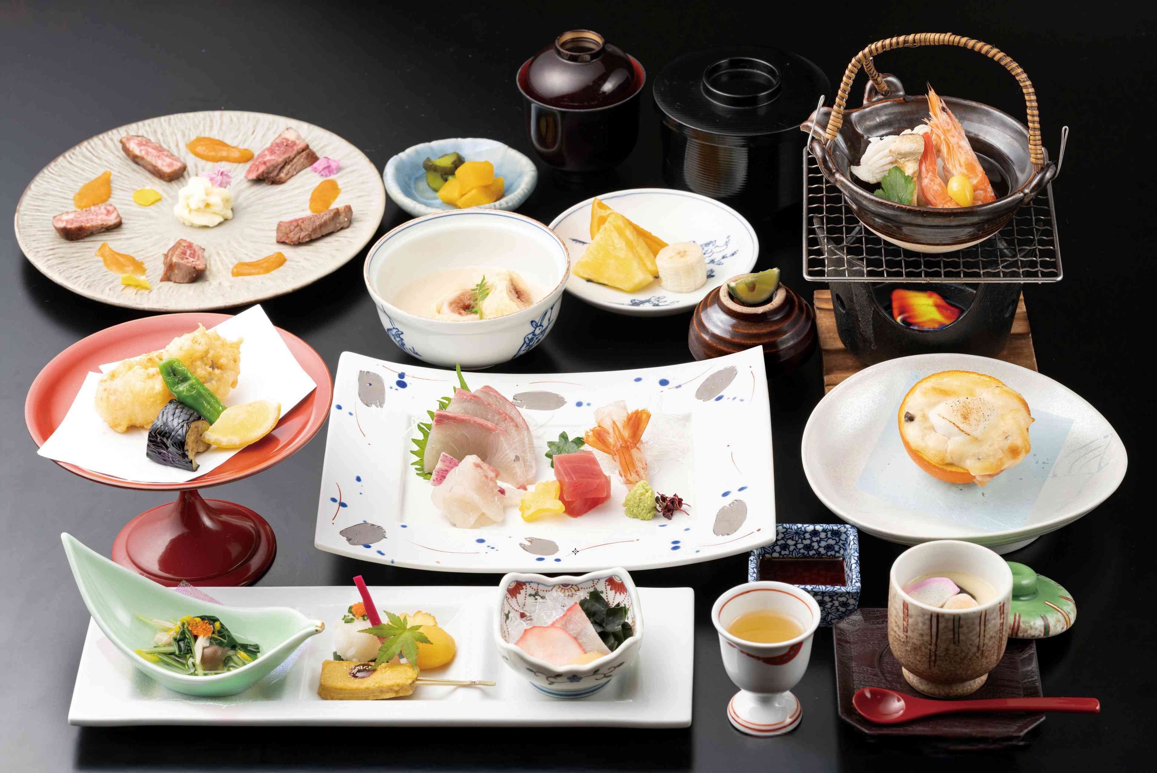 地元の旬の新鮮な海の幸をふんだんに使用！ちょっぴり贅沢♪長州会席プラン≪全室オーシャンビュー≫