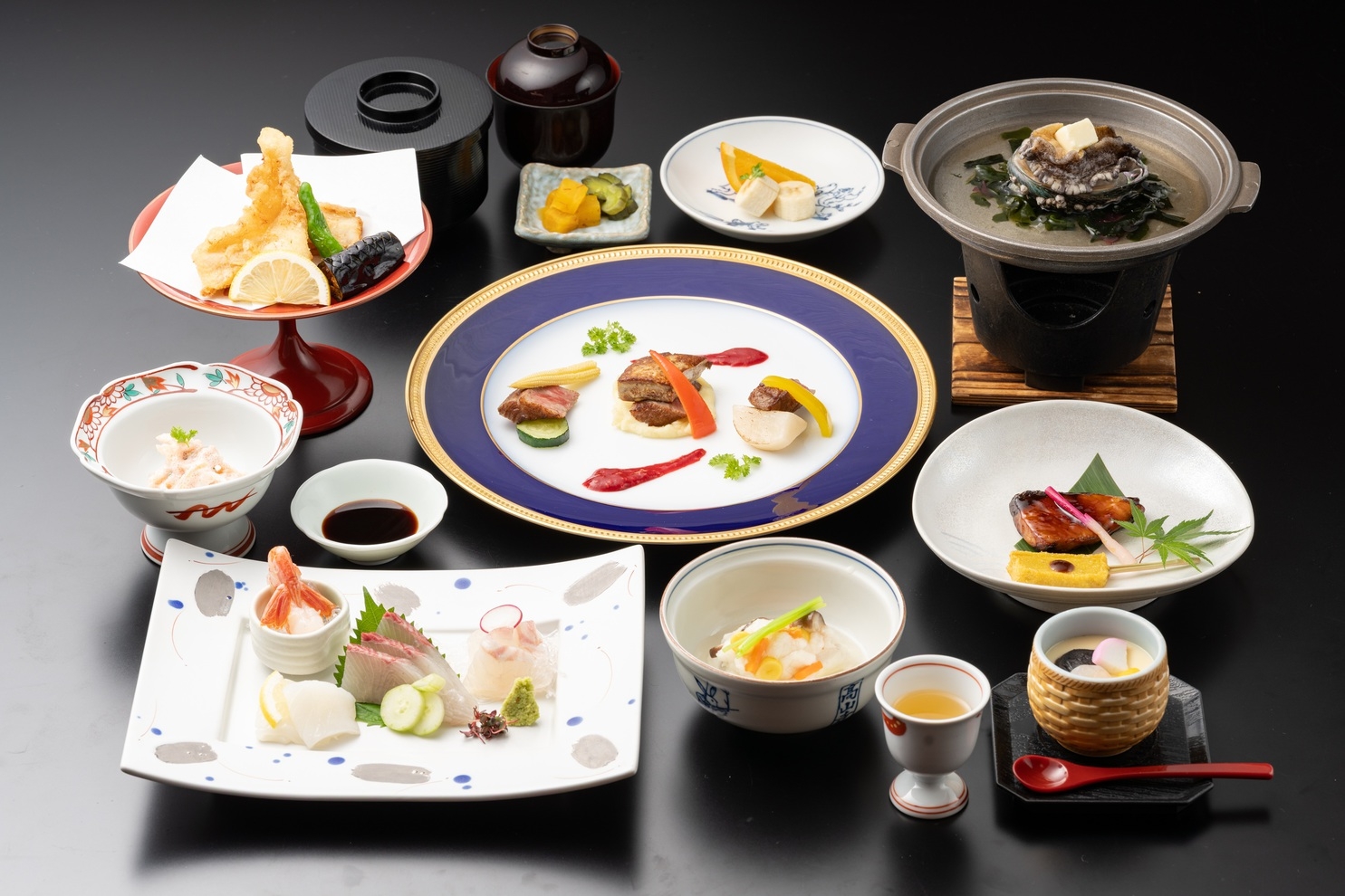 地元の旬の新鮮な海の幸をふんだんに使用！ちょっぴり贅沢♪長州会席プラン≪全室オーシャンビュー≫