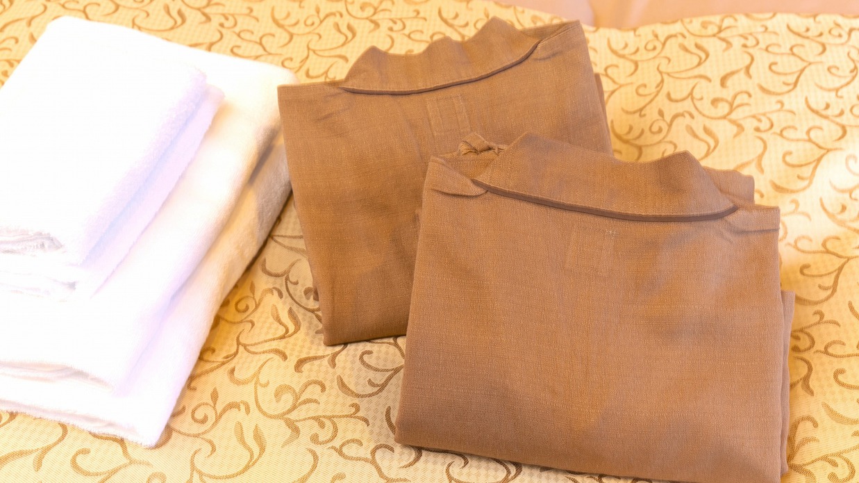 お部屋着をご用意しております