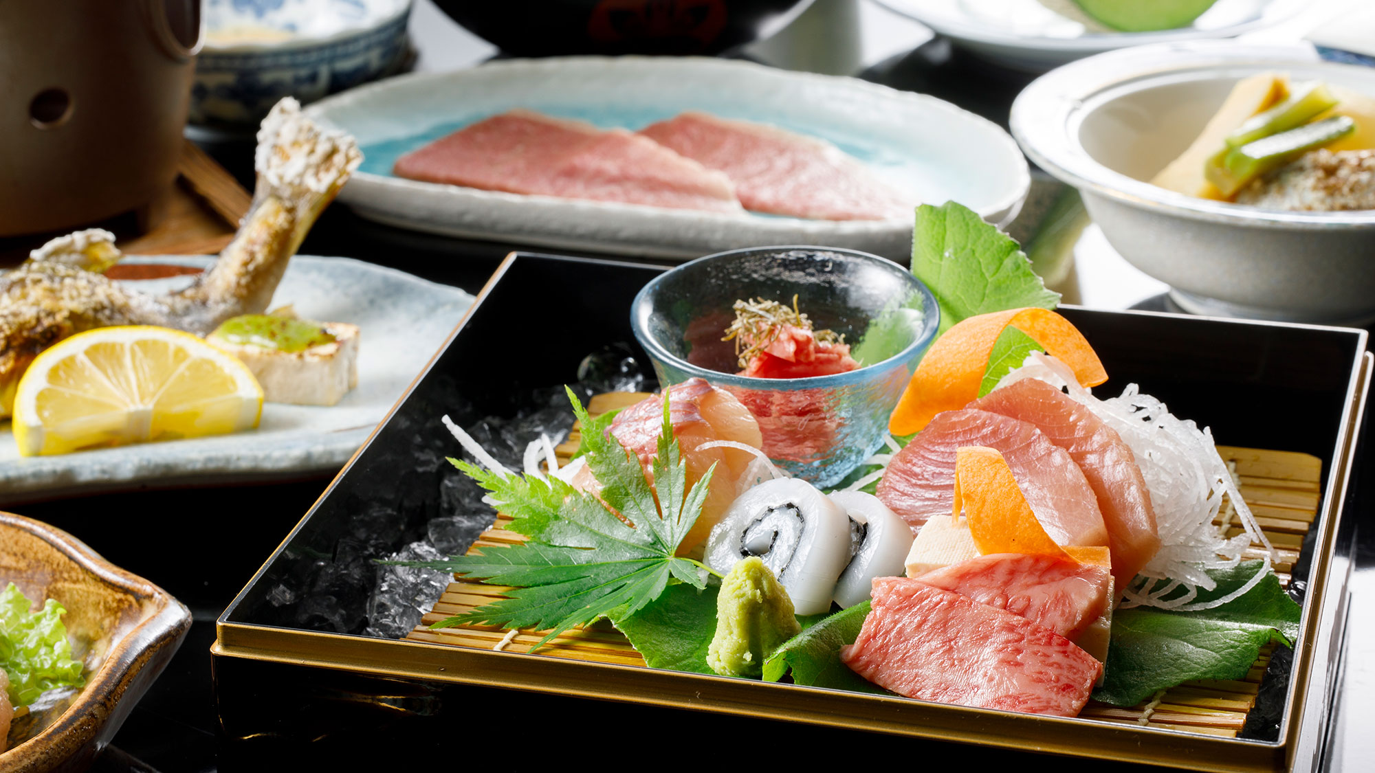 *夕食一例【利賀ひろし】旬の魚を味わう季節のお造り