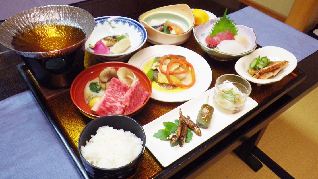 【夕食付】朝食なし派に◎朝はゆっくりお寝坊♪夜は湖北の味覚を堪能≪現金特価≫