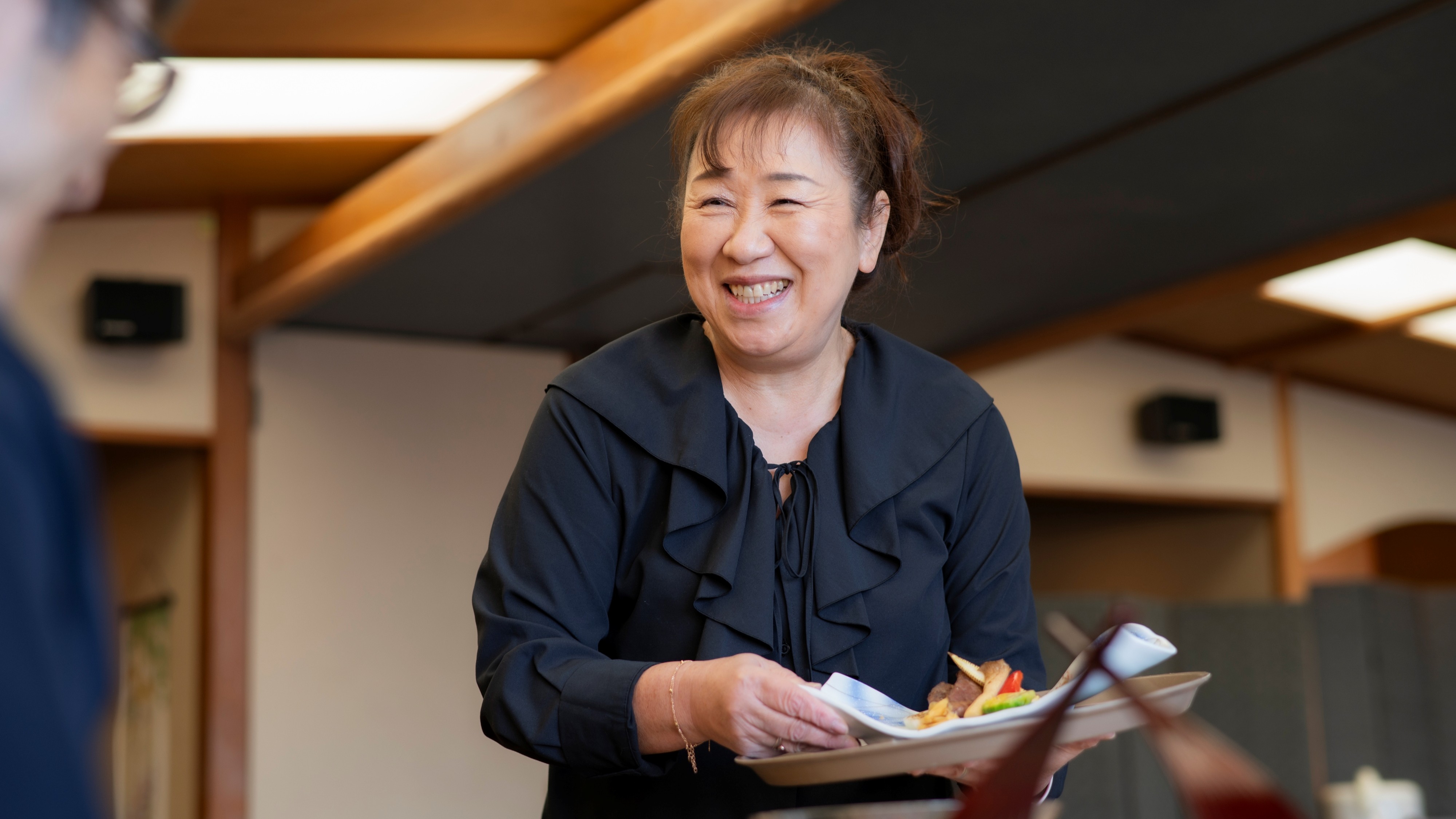 当館の名物女将♪ハートフルな接客を心がけています。