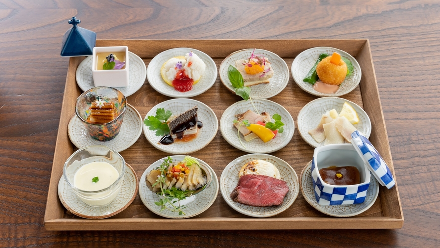 ディナー　「まるごと長崎」お通し12種