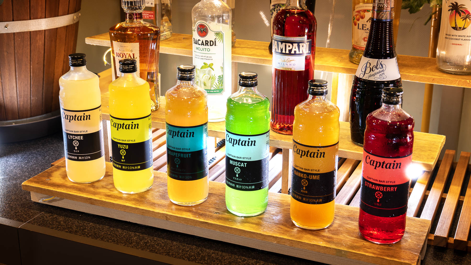ノンアルコールのシロップもございます