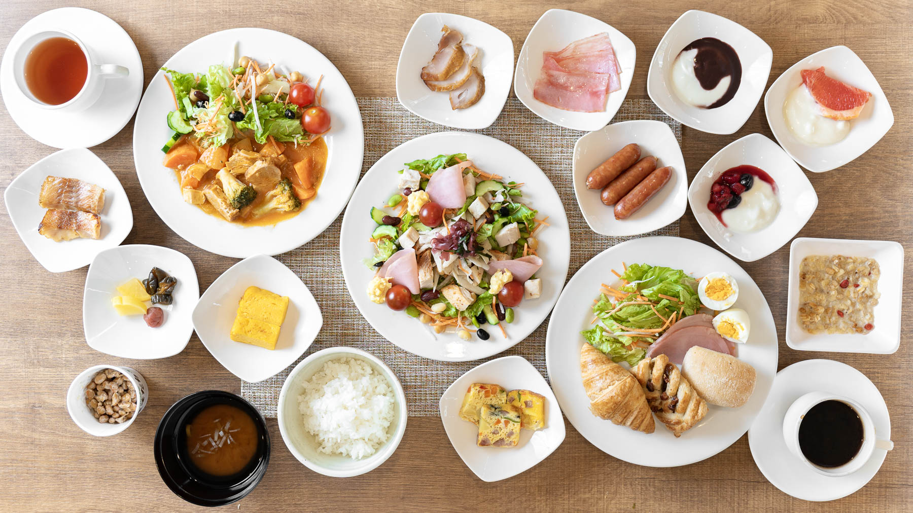 和食派も洋食派もどちらもご堪能いただけます