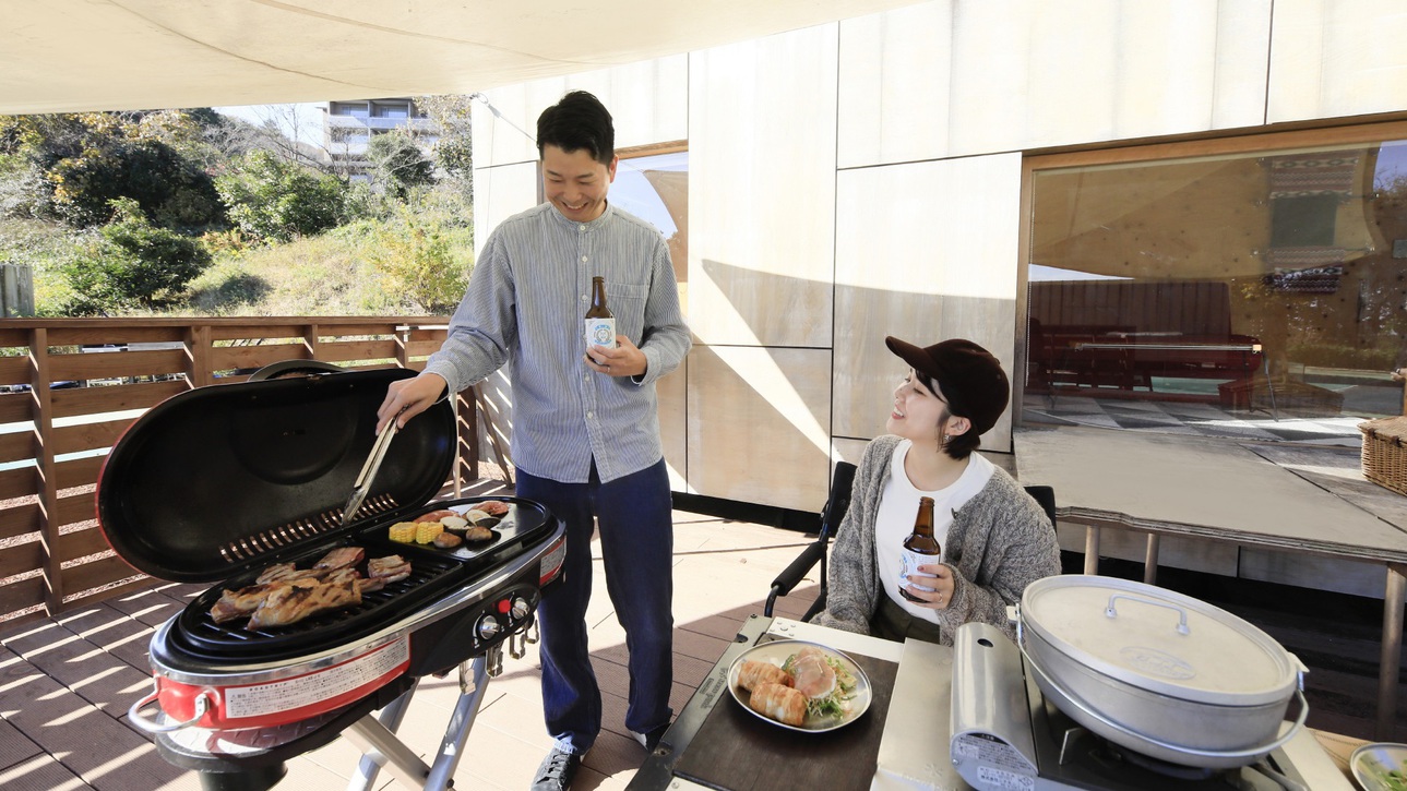 【直前割×グランピング】手ぶらOKな当館で思い立ったらアウトドア！カップルにもおすすめ＜夕朝食付き＞