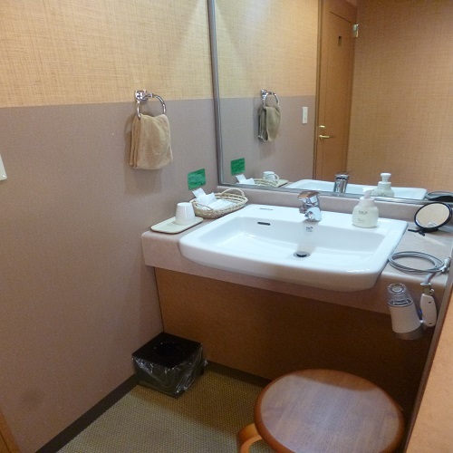 Guest room washbasin