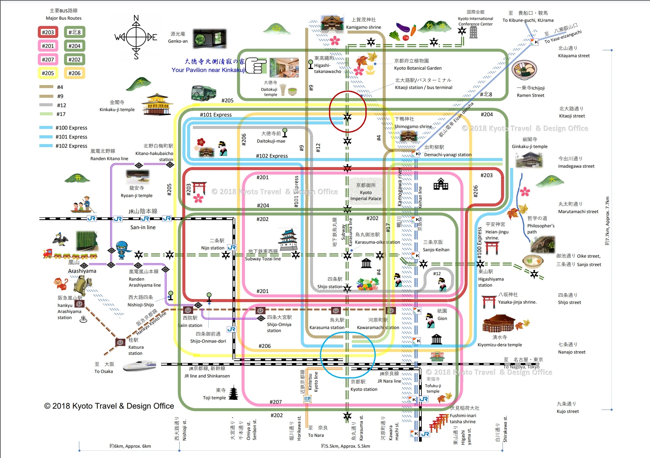 公共交通路線図