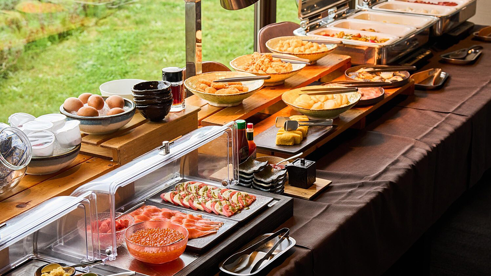 【朝食】連泊でも飽きの来ない豊富なラインナップ