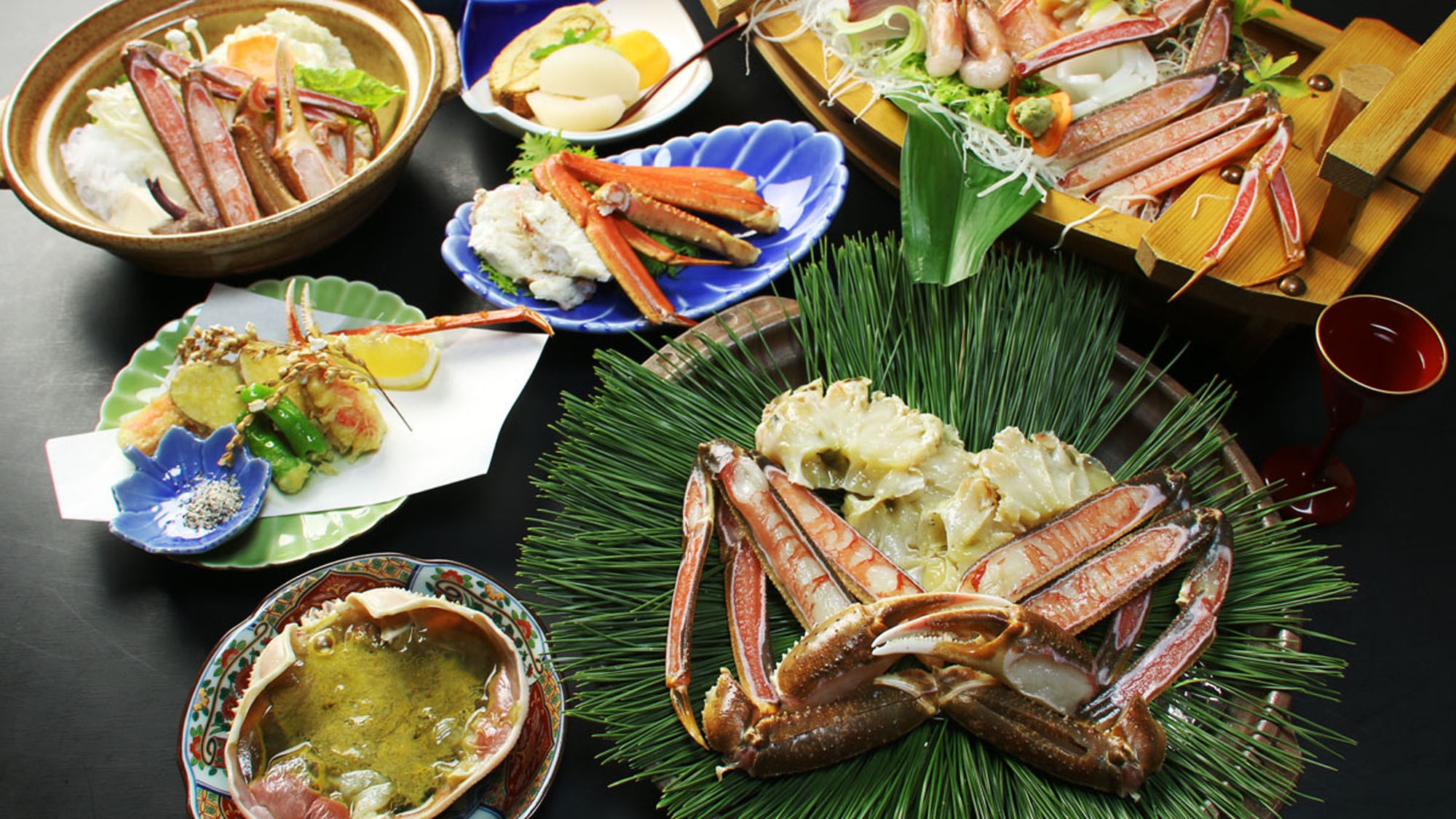 松葉かに＆地魚お造り　〜カニフルコースプラン〜