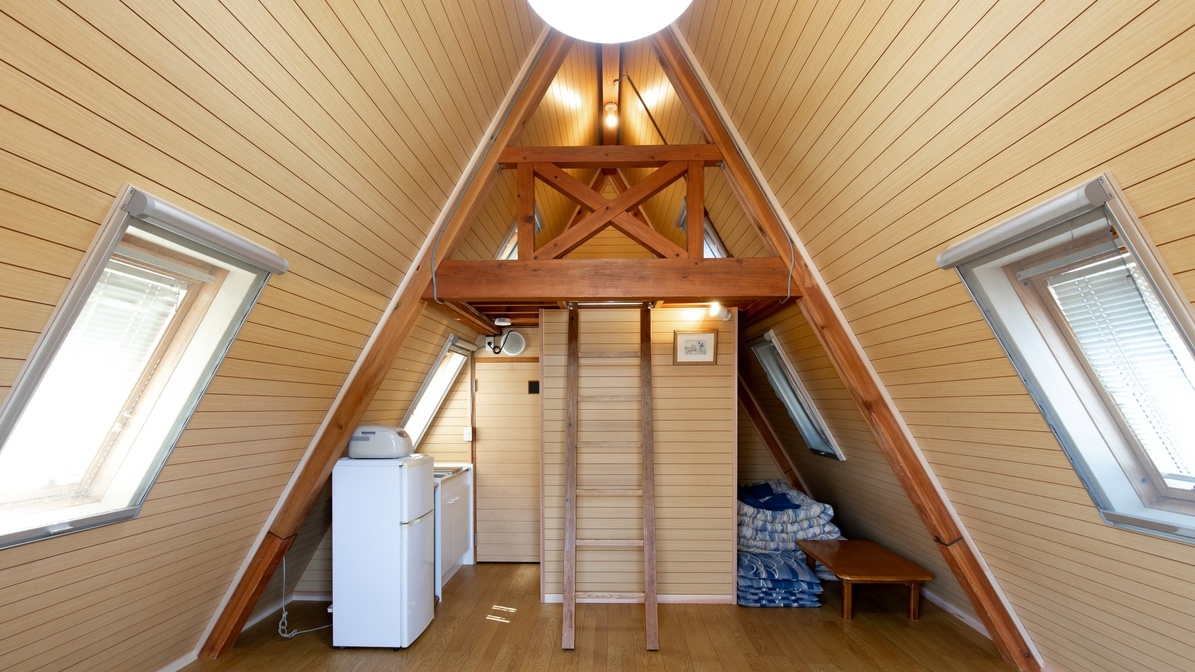 【コテージ宿泊プラン】冬季割引でお得♪三角屋根のコテージでアウトドアな休日を満喫