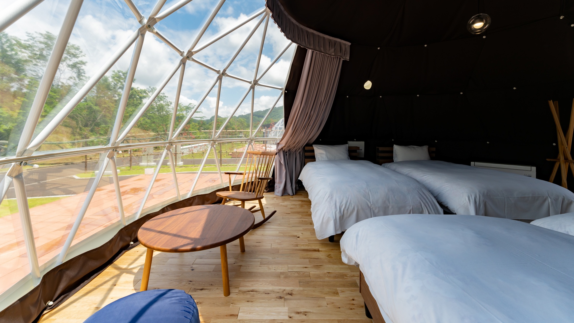 *【グランピング】天湖森の四季を最大限楽しめるドームテント