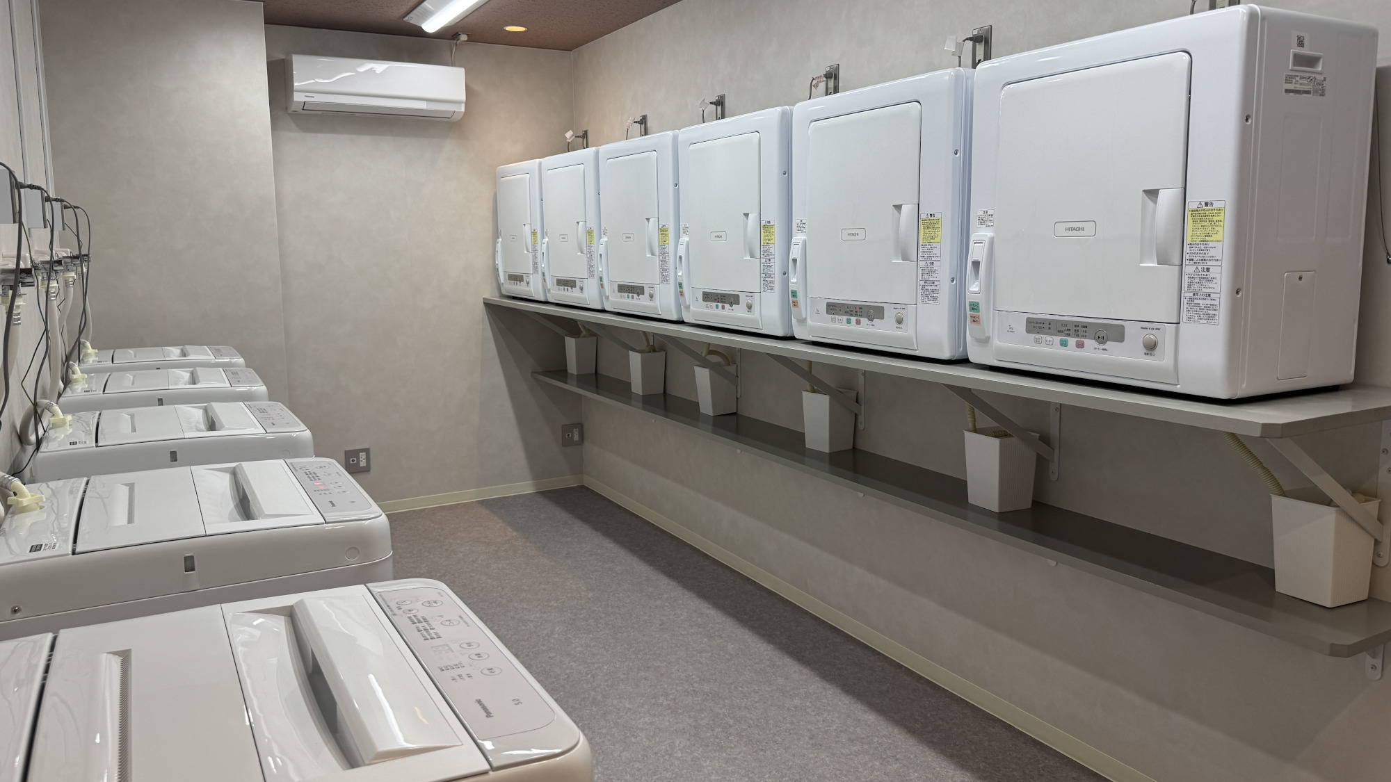 ■館内設備■ランドリールーム・長時間滞在の強い味方♪