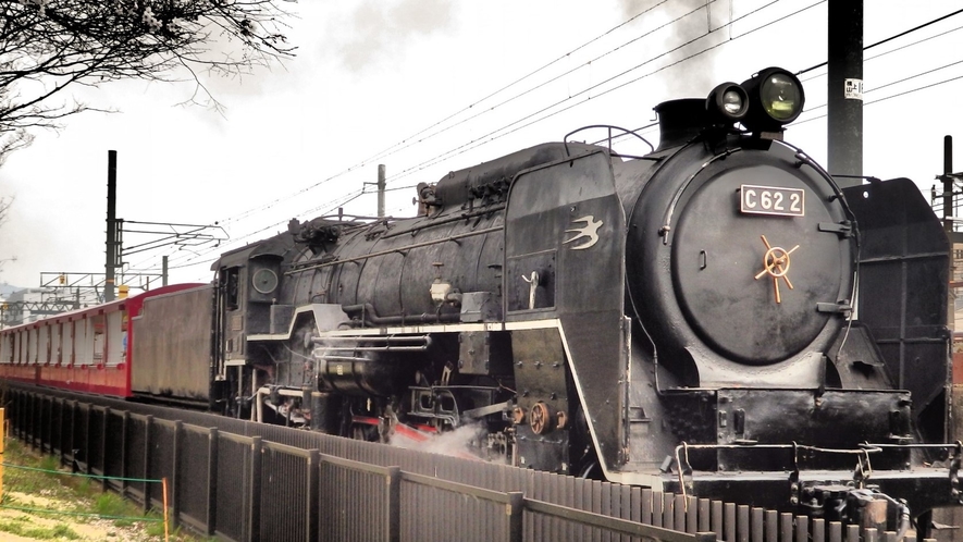 ■京都鉄道博物館■蒸気機関車「SLスチーム号」が牽引する客車に乗車することができます。