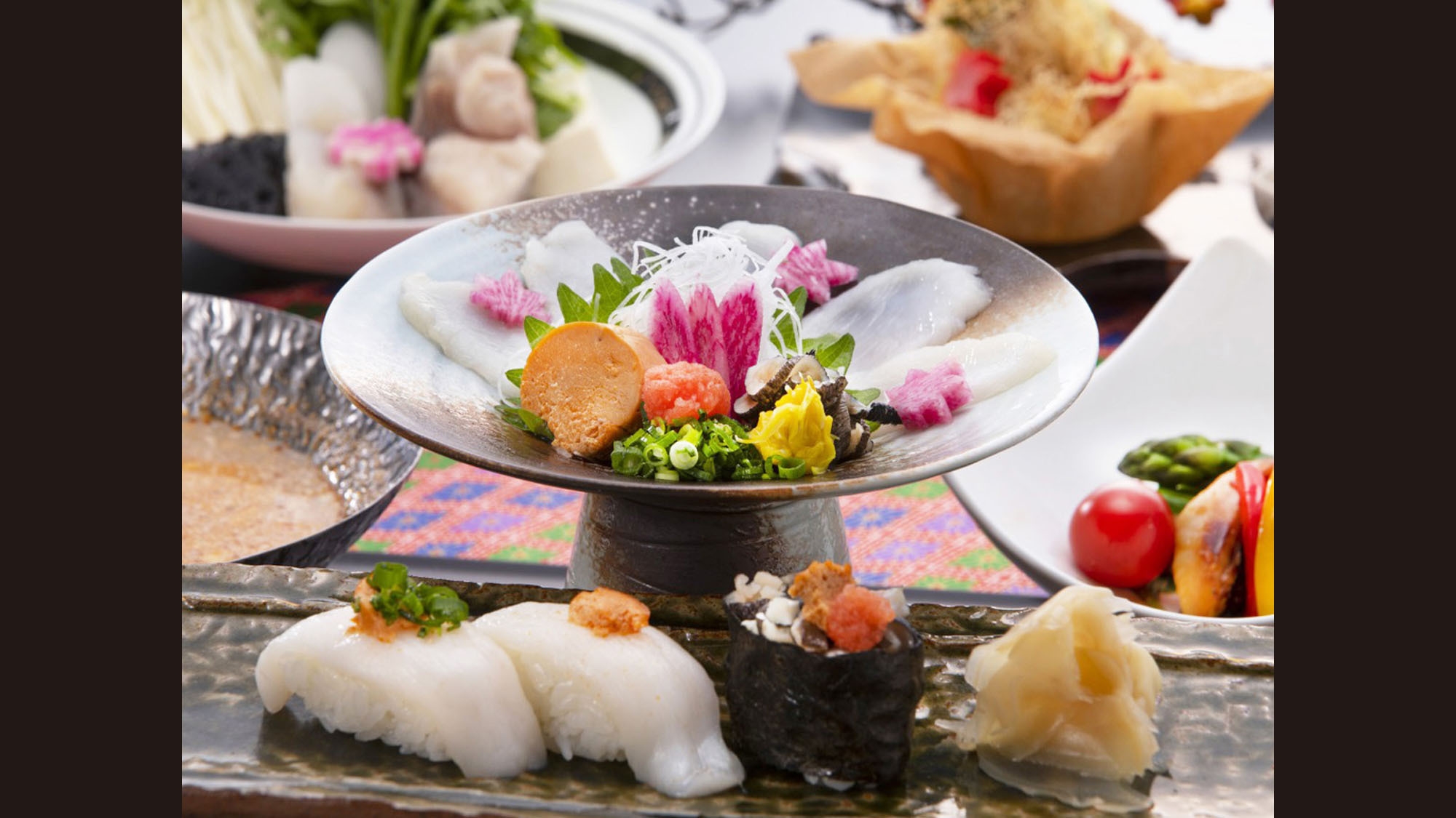 【三浦屋冬の名物！】ここだけの鮟鱇の握り／フリードリンク付【風間浦鮟鱇（あんこう）フルコースプラン】