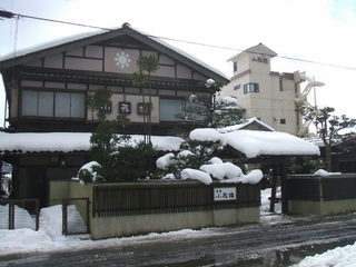 雪景色の前景