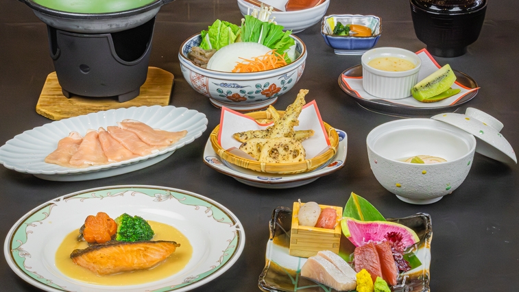 【楽天限定】★美味少量★品数少な目のご夕食でお手頃価格♪直前予約でも安心のお気軽プラン