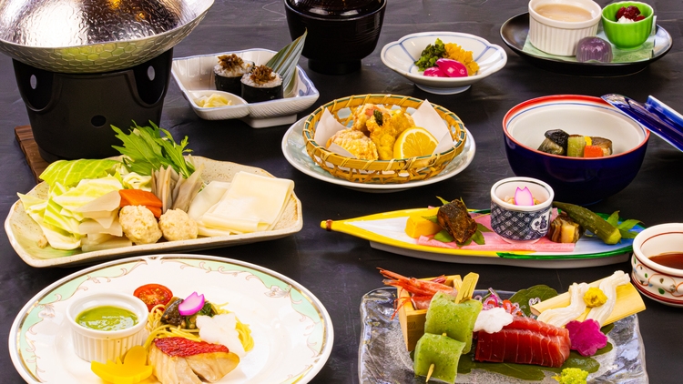【土曜日がお得！】ポイントUPと夕食時ワンドリンク付で土曜をお得に…♪１泊２食付スタンダードプラン☆