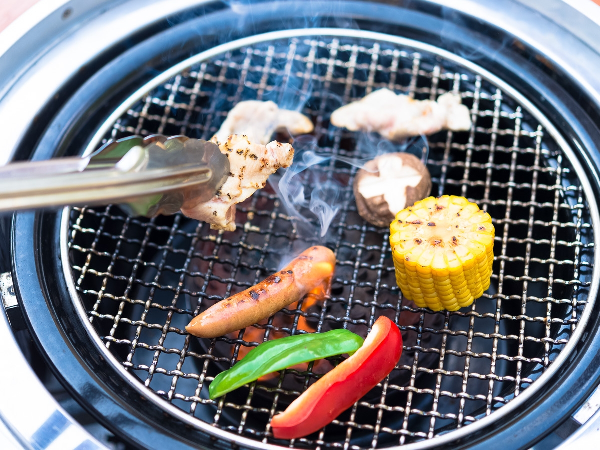 【夏季限定】清流を見下ろす絶景BBQプラン♪ 　【夕食BBQ＋朝食ビュッフェ付き】