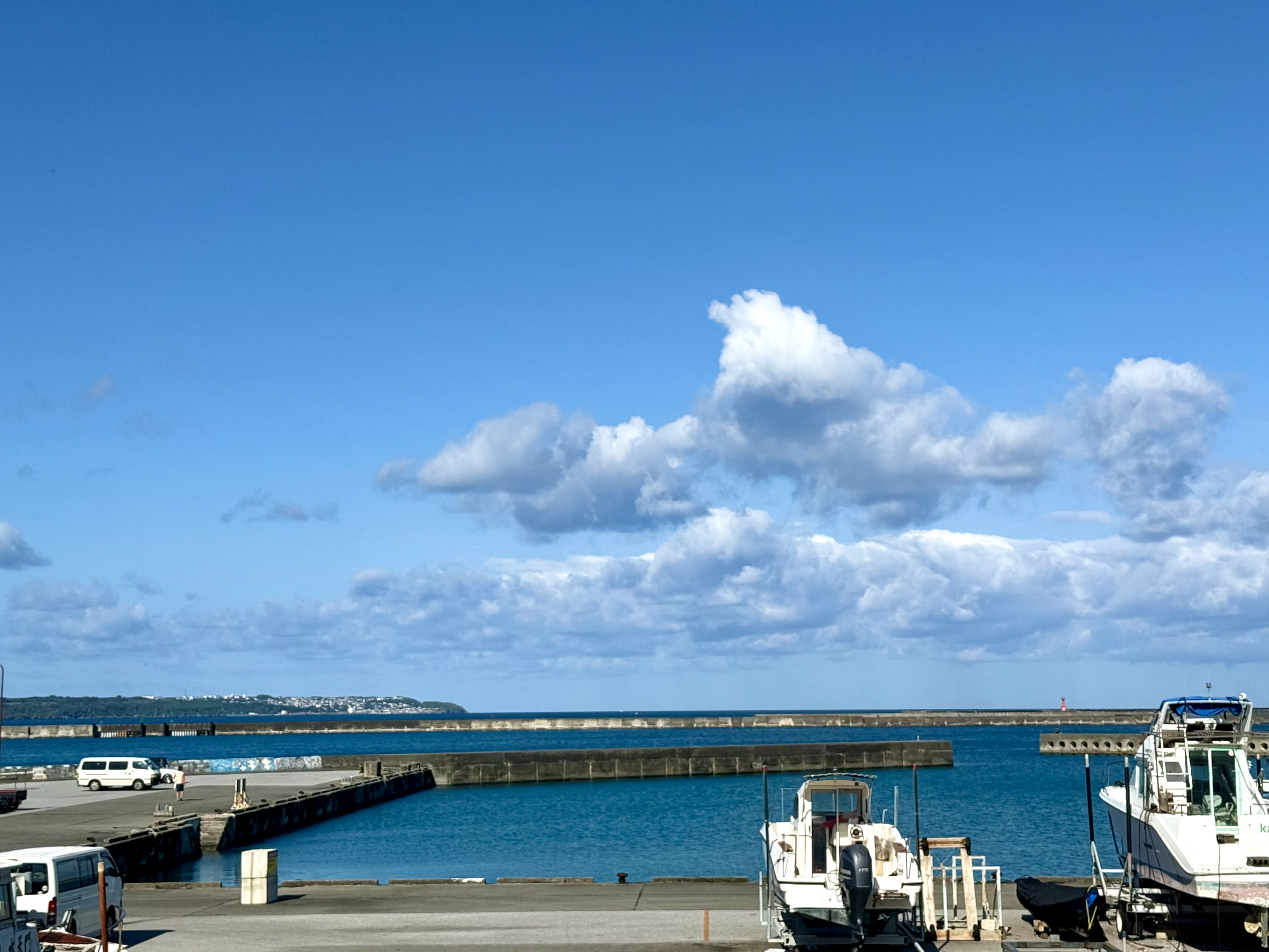 目の前は海！！