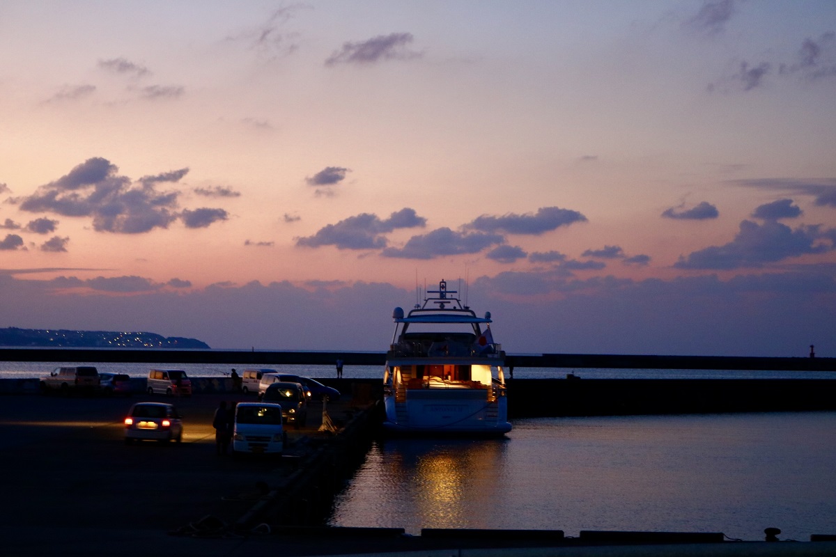 宿の前の桟橋。