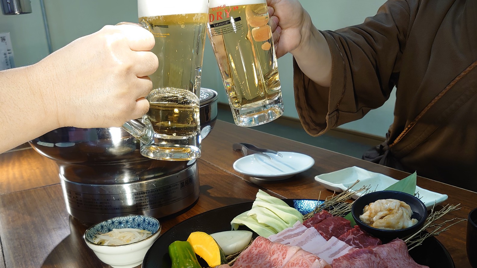 ホテル2食付【夕食はボリューム満点ワンランク上の上焼肉ガッツリコース飲み放題付プラン】