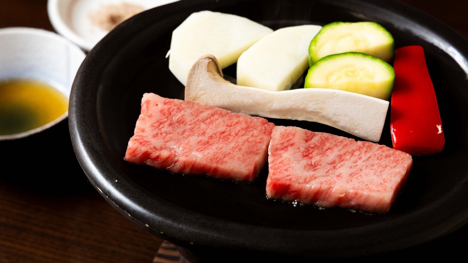 飛騨牛陶板焼き