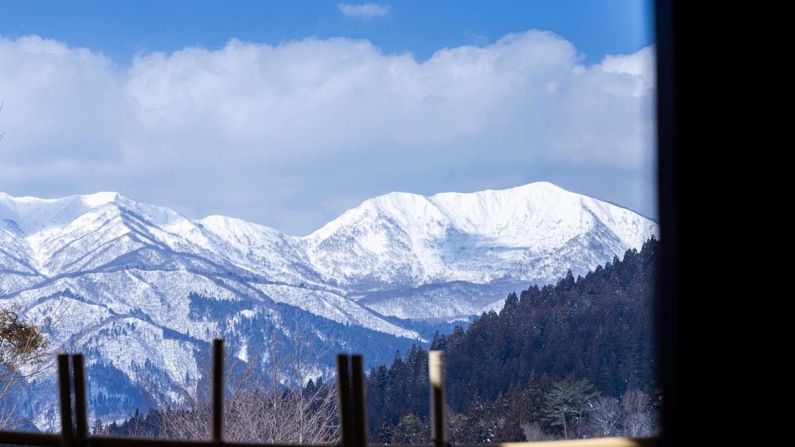【貸し切り風呂からの眺め】