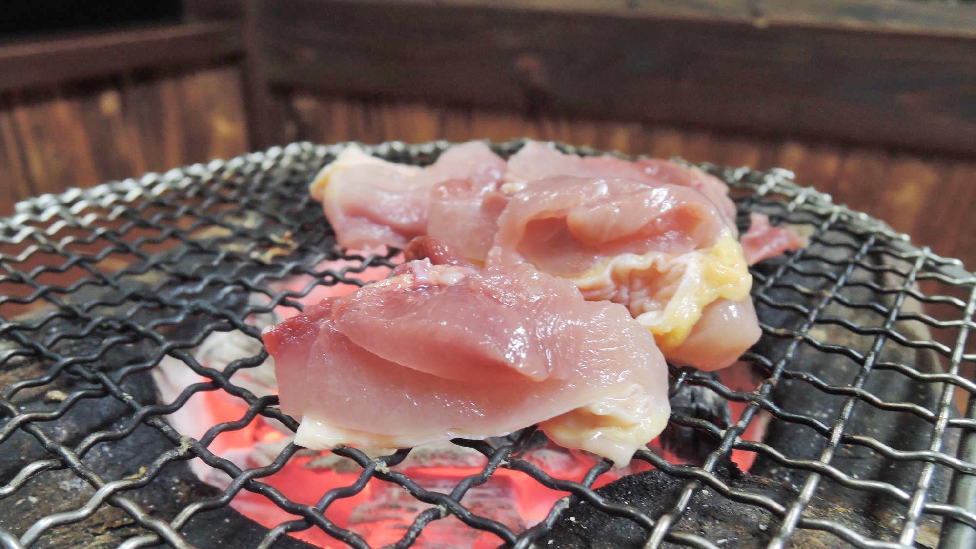 【夕食のみ】大将おすすめの地鶏＆黒毛和牛の炭火焼き！朝食なし・夕食付きプラン