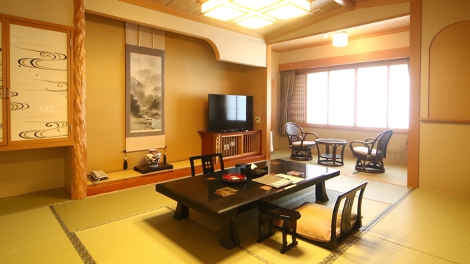 気品ある特別室【和室10畳＋洋室】津軽海峡を一望【禁煙】