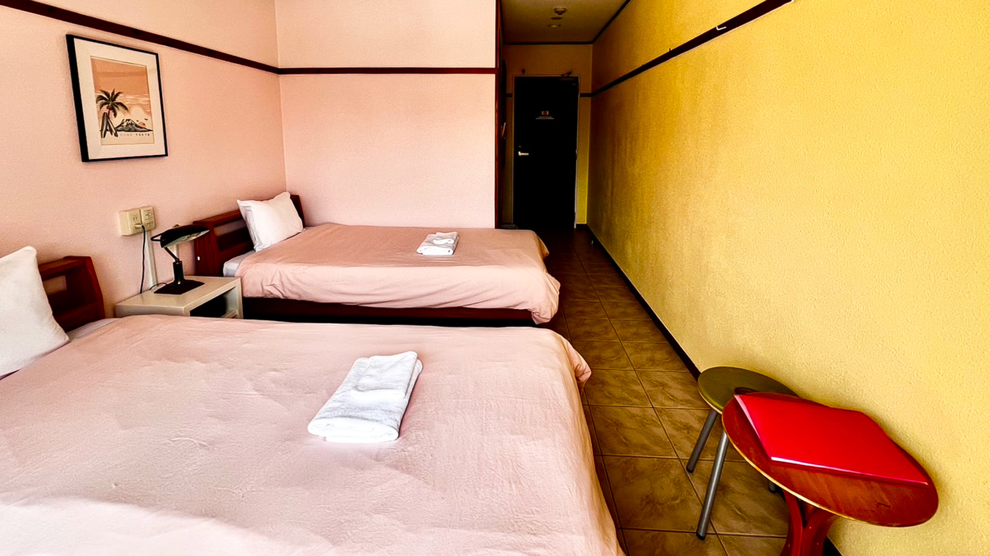 ・【ツインルーム】気軽に島旅。エアコン・バス付ツイン