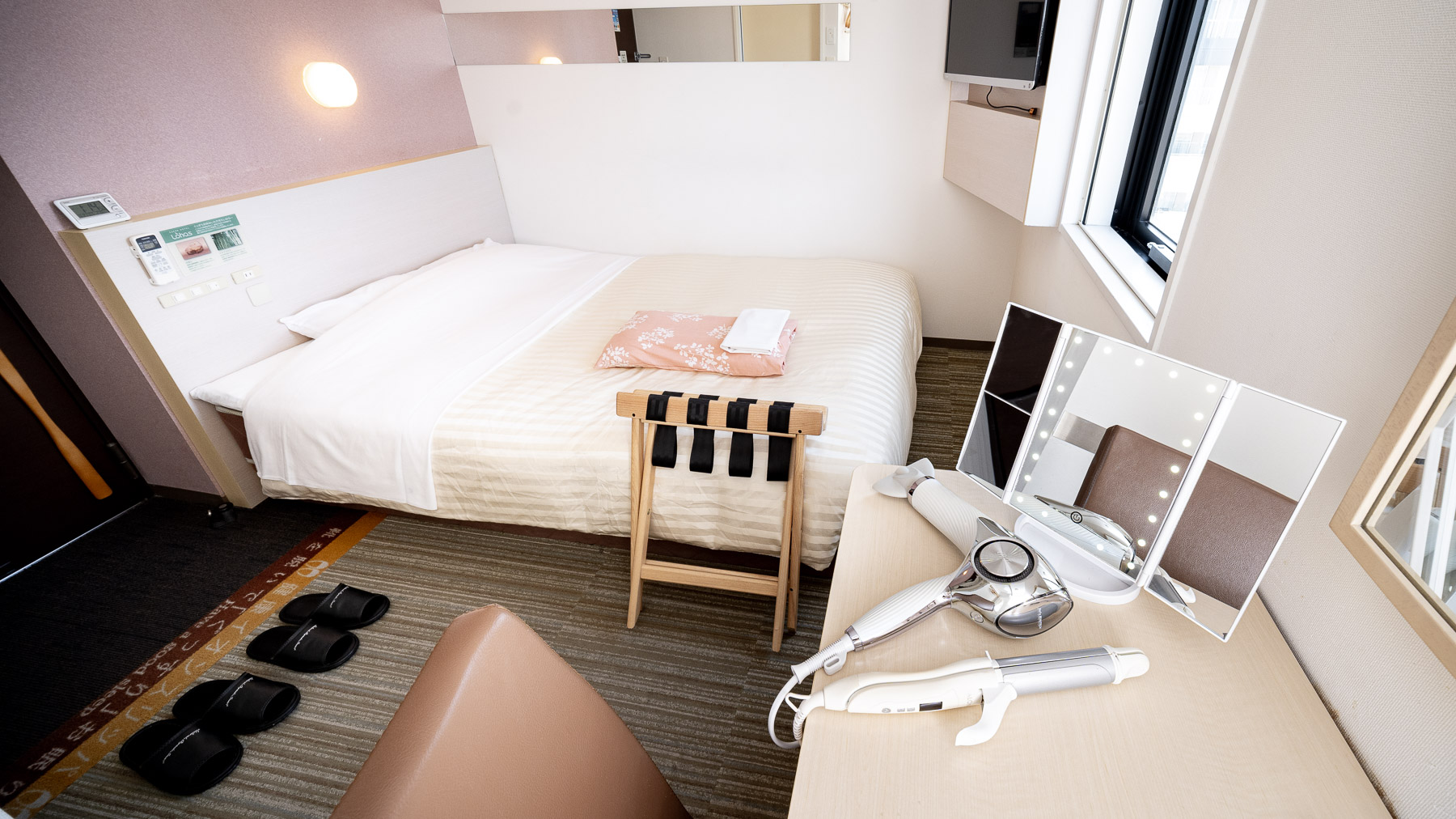 女性限定のお部屋で、安心・快適なご滞在！
