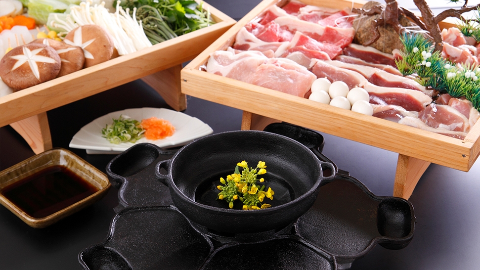 【楽天スーパーSALE】10％OFF名物料理をグレードアップ！★義経鍋＆旬魚の一品＆三輪素麺！