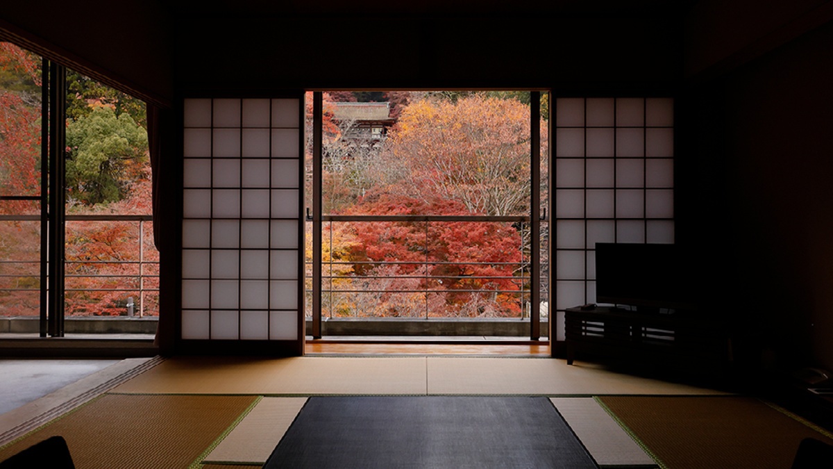 【談山神社 拝殿を望む】東館和室(次の間+ソファー付)