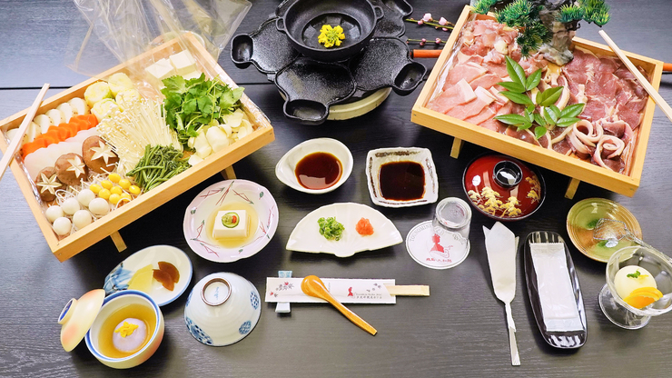 【1泊夕食付プラン（※朝食なし】早朝出発やお部屋でゆっくりされる方におすすめ！ご夕食は人気の義経鍋