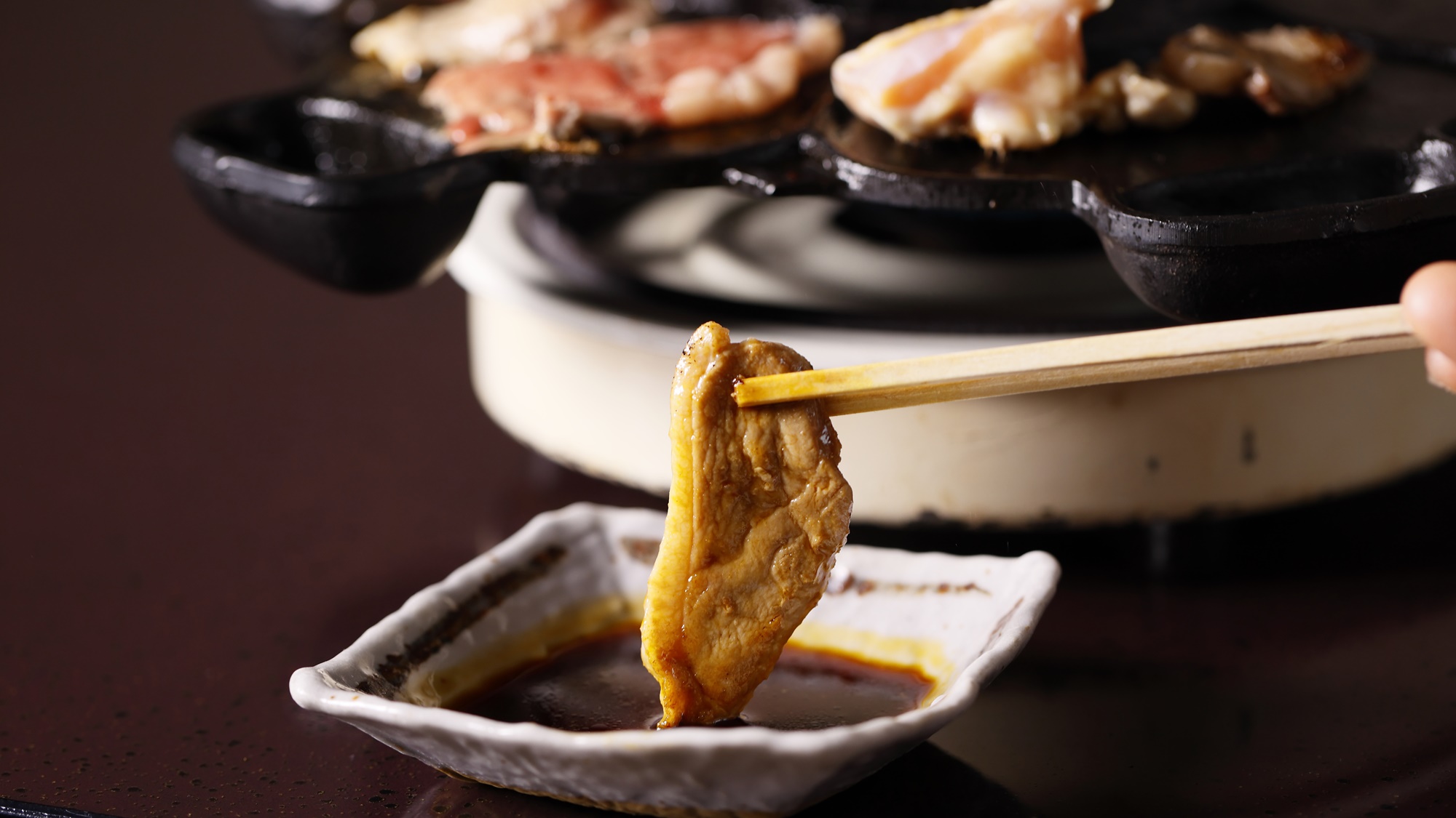 【ホテル名物の義経鍋】タレ