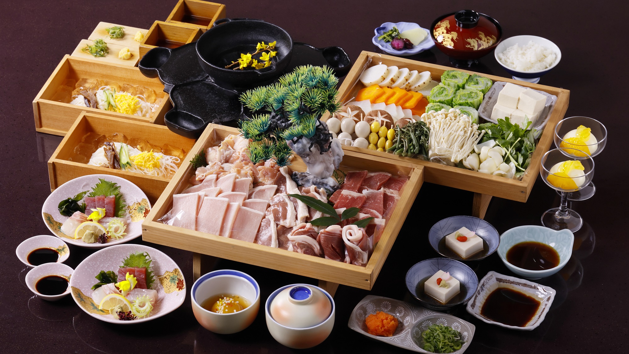 義経鍋プレミアム　全体イメージ