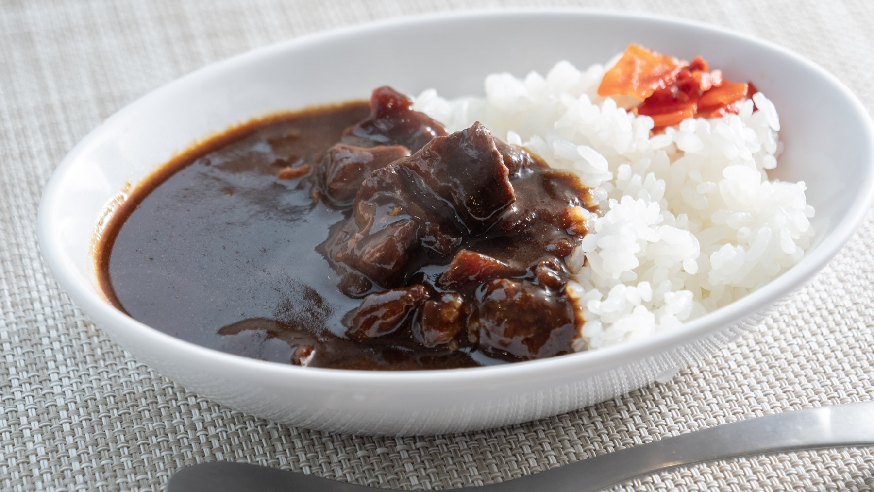 近江牛カレー！で一日の活力を♪